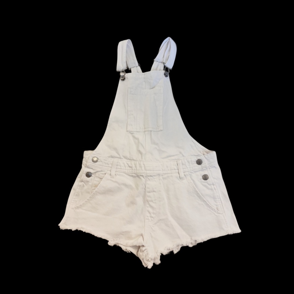 American Eagle White
Short Overalls